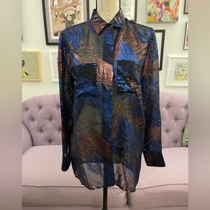 NWT Maje Button Up Blouse 2
